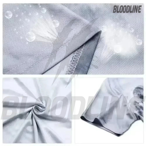 เสื้อฟุตบอลสีแดงเลือดหมูสำหรับผู้ชาย BLOODLINE International หมายเลข 9 ชื่อ ZUZA พิมพ์ลายแบบ Sublimation ระบายอากาศได้ดี ผลิตจากโพลีเอสเตอร์ไร้รอยต่อ - Product Image 4