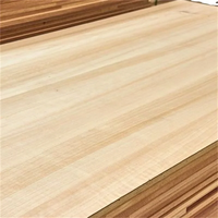 Panel de Madera Maciza de Álamo con Juntas Dentadas, Material para Muebles Industriales, Tamaño Personalizado, Ecológico, Proveedor Mayorista