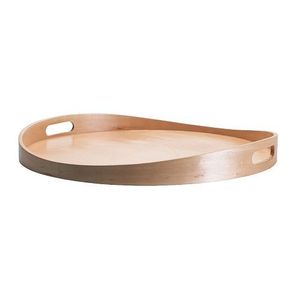 Plateau de service rond en bois, motif blanc sculpté à la main, idéal pour la cuisine, la table à manger, les collations, les fêtes, la décoration intérieure, élégant et très demandé - Product Image 6