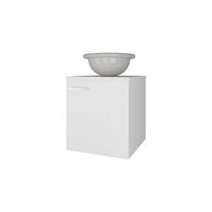 Mobile Bagno Integrato Bianco con Lavabo e Rubinetto - Product Image 3