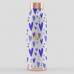 Botella de Agua de Cobre Puro de 950 ml, Antibacteriana, a Prueba de Fugas, con Diseño Elegante y Tapa de Alta Calidad para Exportación de Fábrica - Product Image 1