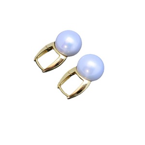 Pendientes de Perlas de Agua Dulce Moradas S925 para Mujer, 11-12 mm, Luz Intensa, Pequeñas Imperfecciones, Tres Vidas, Venta al por Mayor - Product Image 5