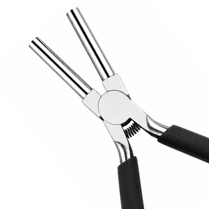 Pince à ressort noire pour la fabrication de fermoirs, outil de bijouterie en acier inoxydable pour la formation de boucles de fil, anneaux, pendentifs, artisanat DIY - Product Image 4