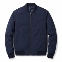 Veste bomber tendance pour homme, veste d'hiver de haute qualité, tissu de qualité supérieure, vêtement d'extérieur avec col montant, veste homme