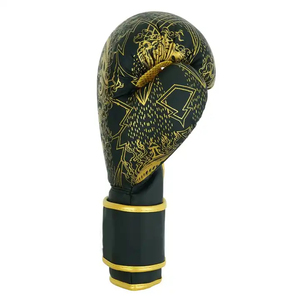 Gants de boxe en cuir professionnels avec logo personnalisé pour la protection lors de l'entraînement en extérieur - Product Image 1
