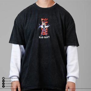 Camiseta Oversize de Algodón 100% con Logotipo Personalizado, Impresión DTG de Alta Calidad, Unisex, Corte Cuadrado, Manga Corta, Estilo Urbano, Hombros Caídos, Real OG - Product Image 3