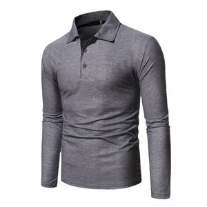 Polo exclusivo de manga larga, camisa de Color sólido, diseño informal, logotipo personalizado, precio prémium barato, venta al por mayor, calidad de exportación OEM - Product Image 6