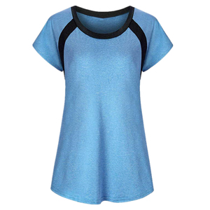 Wholesale Custom Womens 100% Organic Cotton Plus Size Solid <b>T</b>-Shirt Regular Fit Streetwear Soft Breathable Casual Summer - Product Image 5