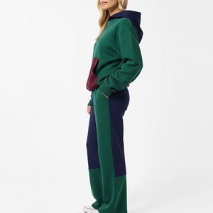 Women's Oversized Tracksuit <b>Set</b> Custom Logo Casual Hoodie <b>Joggers</b> <b>Matching</b> Outfit Activewear Everyday Streetwear 2026 - Product Image 4