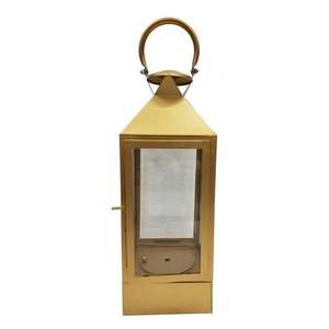 Farol grande de estilo vintage, muy vendido, para iluminación decorativa de pisos y mesas en casas y villas, hecho de metal. - Product Image 4