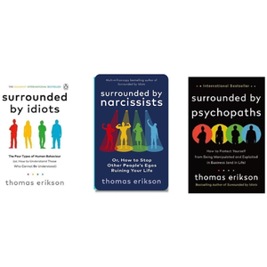Série Surrounded (Idiots + Psychopathes + Narcissistes) par l'auteur Thomas Erikson, impression de livre broché personnalisé à couverture souple - Product Image 3