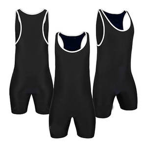 Tissu polyester élasthanne en gros pour hommes, impression par sublimation personnalisée, maillot de lutte, vêtements de lutte imprimés - Product Image 4
