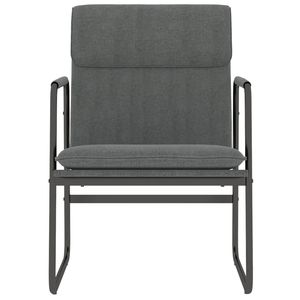 Poltrona Singola in Poliestere Grigio Scuro per Soggiorno - Product Image 3