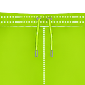 Pantalones Cortos de Rugby Verde Lima y Blancos, Cintura Elástica con Cordón, Uniforme de Equipo Geométrico Personalizado, Ropa Deportiva Transpirable para Entrenamiento - Product Image 5