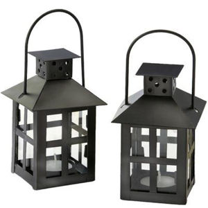 Lámpara de Metal para Exteriores con Acabado Negro Mate, Decoración para el Hogar Más Vendida, Lámpara de Metal y Vidrio de Estilo Moderno Personalizada - Product Image 5