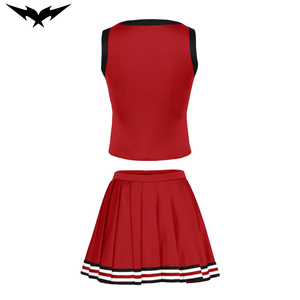 Uniforme de Animadora Personalizado para Niña/Disfraz de Baile con Pedrería Brillante AB para Unisex, Diseño Hermoso y Hecho a Medida - Product Image 2