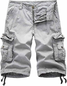 Shorts d'été décontractés en toile pour hommes, à séchage rapide, coupe-vent, taille haute avec cordon de serrage, couleur unie, fabriqués au Pakistan, personnalisables à 100% - Product Image 2