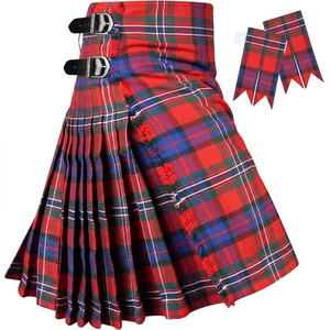 Nuevo Kilt Escocés Personalizado 2026 para Hombre, Falda Plisada con Contraste de Color, Hecho de Lana, Fabricante de Kilts Tradicionales - Product Image 6