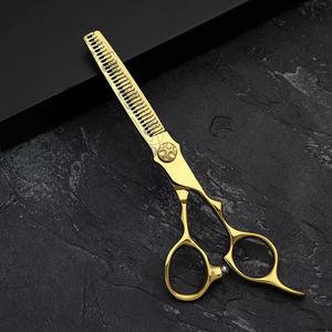 High Quality Japanese Stainless Steel Hair <b>Scissors</b> Set Barber Shears Thinning Cutting Kit for Salon Hairdressing - Product Image 2