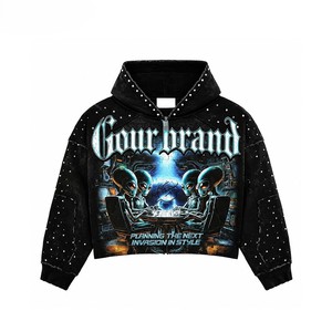 OEM Heavyweight Streetwear Hoodie Drop Shoulder Hoodie Custom Hoodie Bulk Factory Supply - Product Image 6