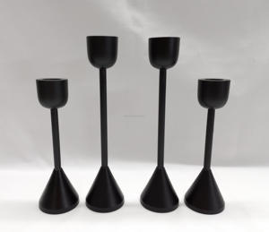 Juego de candelabros de Metal de granja antigua, Decoración de mesa hecha a mano personalizada para fiestas de cumpleaños de Navidad para el hogar - Product Image 3