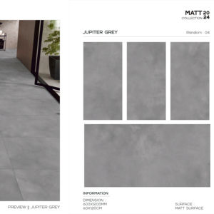 Azulejo de Porcelana Mate Fresco 600x1200, Formato Grande, Superficie Premium, para Pared y Suelo, Colección de Diseño Moderno para Interiores y Exteriores - Product Image 1