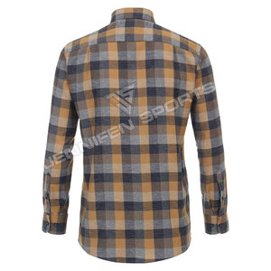 Camisas de Franela a Cuadros de Manga Larga para Hombre, Personalizadas, de Alta Calidad, al por Mayor, en Tela de Franela de Algodón/Poliéster - Product Image 2