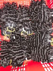 Venta caliente 100% cabello rizado vietnamita RAW Natural ondulado extensiones de cabello humano vendedores de cabello Vietnam de alta calidad - Product Image 3