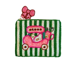 Handmade Beaded Coin Pouch With Beautiful Floral Pattern Custom Size Seed Beads Embroidery Coin Purse For Retail - Product Image 6