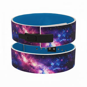 Ceinture unisexe personnalisée en gros avec texture fibre de carbone, doublure intérieure robuste, antidérapante, fermeture auto-agrippante réglable - Product Image 5