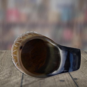 แก้วน้ำทำจากเขาควายแท้ งานฝีมือสไตล์เรียบง่าย เป็นมิตรกับสิ่งแวดล้อม ทนทาน เหมาะสำหรับกาแฟ ชา วิสกี้ ใช้บนโต๊ะอาหาร - Product Image 4