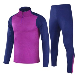 Survêtements slim fit avec logo personnalisé, pour sports d'hiver, football, soccer, ensemble de survêtement pour homme, survêtement en nylon personnalisé - Product Image 4