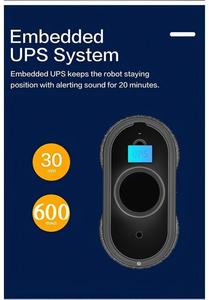 หุ่นยนต์ทำความสะอาดกระจกไฟฟ้าอัตโนมัติสำหรับบ้านและโรงแรม 3 โหมด ระบบนำทางอัจฉริยะ ทำความสะอาดได้ไร้รอยขีดข่วน - Product Image 4