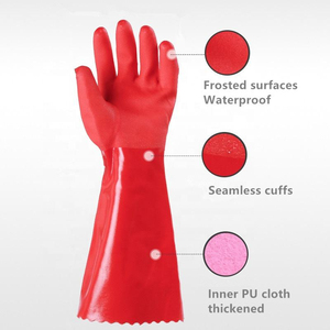 Coated <b>PVC</b> <b>Gloves</b> Waterproof Winter Cold Weather Work <b>Gloves</b> Work <b>Gloves</b> <b>PVC</b> Coated Anti Slip Waterproof Double Coated <b>Gloves</b> - Product Image 5