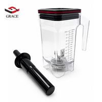 Licuadora Comercial Profesional GRACE con Carcasa Insonorizada, Tamper y Programa Preestablecido LCD, Trituradora de Hielo de Alta Resistencia para Bares