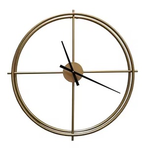 Metal Abstract Art Deco Wall <b>Clock</b> with Quartz Movement Needle Display Silent Sweep Movement 65 CM for Home Living Room Bedroom - Product Image 5