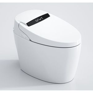 Inodoro Inteligente Moderno de Una Pieza con Bidé, Tapa de Apertura/Cierre Automático, Asiento con Calefacción, Control por Voz y Espuma - Product Image 1