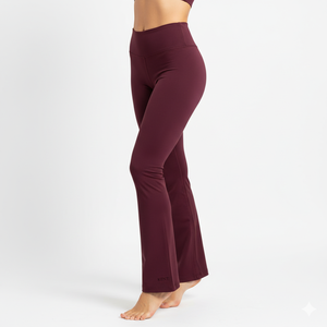 Women Flare Leggings High Waist Yoga Pants Bootcut Gym Workout Stretch Fitness Knitted <b>Tummy</b> <b>Control</b> Custom Private Label OEM - Product Image 2