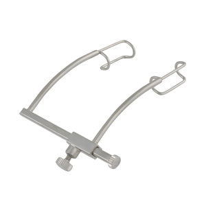 Espéculo Oftálmico Manual Profesional de 12mm y 15mm con Hojas Fenestradas de Alambre de 7cm, Acero Inoxidable Alemán, Herramienta Castroviejo, CE ISO - Product Image 2