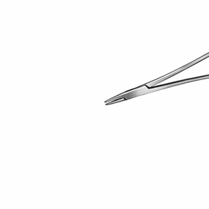 Pince porte-aiguille dentaire 18 cm, instruments chirurgicaux dentaires, forceps orthodontiques, acier inoxydable, manche plaqué or - Product Image 5