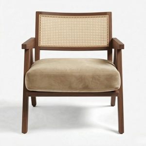 Fauteuil d'appoint en teck pour la maison, la chambre, le salon, la salle à manger, le salon de réception |   Ultra doux et confortable pour une détente sans stress | - Product Image 3