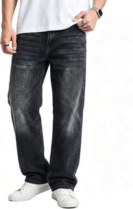 Pantalones Vaqueros Anchos y Holgados para Hombre, Estilo Y2K, Pantalones Casuales - Product Image 6