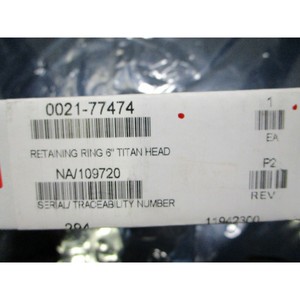 AMAT 0021-77474 ANILLO DE RETENCIÓN DE 6" CON CABEZA DE TITANIO, 104054 - Equipo y Piezas de Semiconductores de Confianza de Tradicción Global - Product Image 5