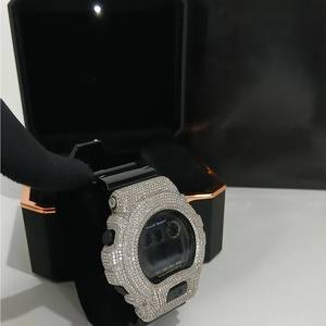 Reloj GM6900 Completamente Adornado con Diamantes de Imitación VVS Moissanite, Caja y Correa con Incrustaciones de Diamantes, Bisel con Certificado GRA, Pasa el Test de Diamantes - Product Image 3