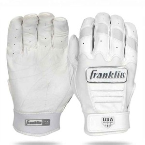 Gants de frappe de baseball pour adultes ELIXE SPORTS ES-3741 en cuir avec fermeture auto-agrippante, couleurs et logos personnalisables - Product Image 2