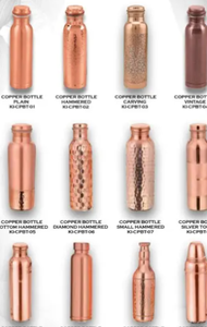 Pure Copper Printed Water <b>Bottle</b> Designer Copper <b>Bottle</b> - Product Image 2