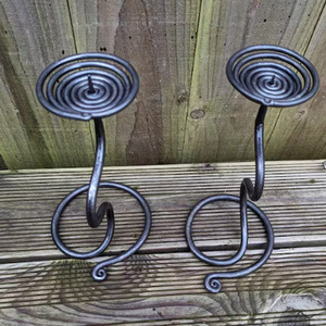 Wrought Iron <b>Tealight</b> <b>Holder</b> Decorative Hand Forged Metal Candle <b>Tealight</b> <b>Holder</b> With Handle - Product Image 4