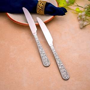 Artisan Edge Premium Stainless Steel <b>Knife</b> <b>Set</b> 2 High Quality <b>Sharp</b> Damascus Steel Blades for Cutting Custom Logo Metal Material - Product Image 1