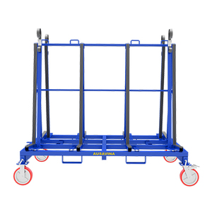 Chariot de transport en A pour pierres de verre et granit, avec support de rangement - Product Image 3