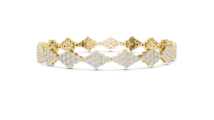 14k Yellow <b>Gold</b> Diamond Bracelet Round Cut 5.76ct Natural Diamonds Luxury Fine Jewelry Wholesale Wedding Gift Women - Product Image 3